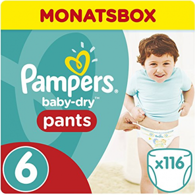 Pampers - Baby-Dry Pants XL - Monatsbox - Größe 6 - 116 Windelpants